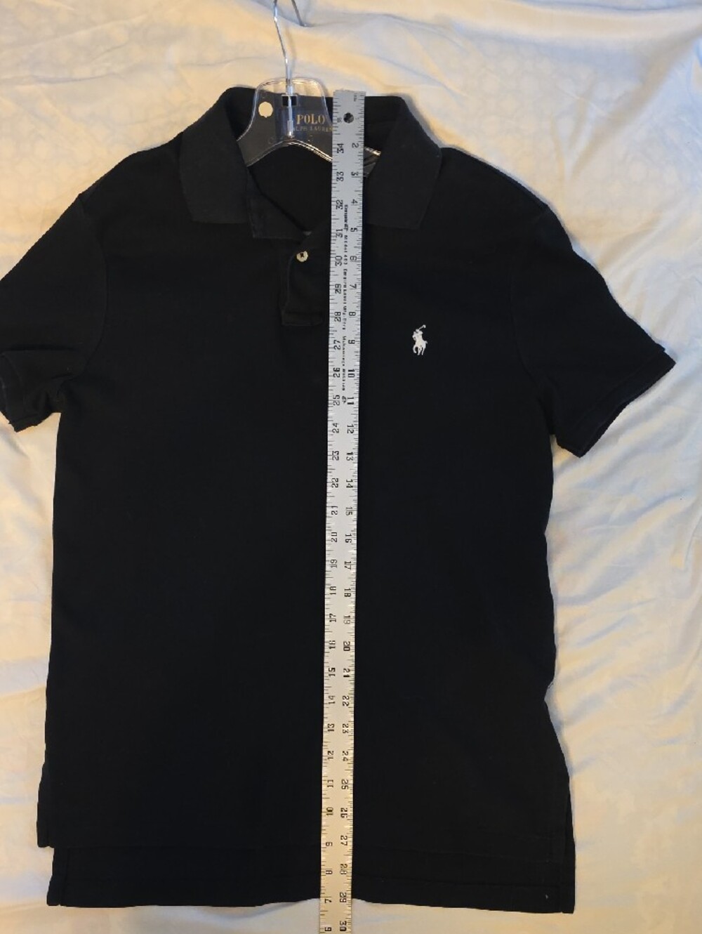 Polo by Ralph Lauren Black Polo with White Pony Logo - Picture 6 of 9